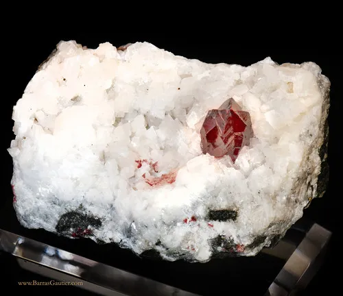 Cinnabar Twin on Dolomite - image 3