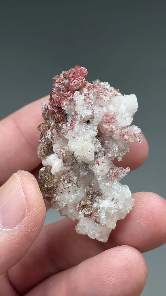 Cinnabar with Calcite - image 2