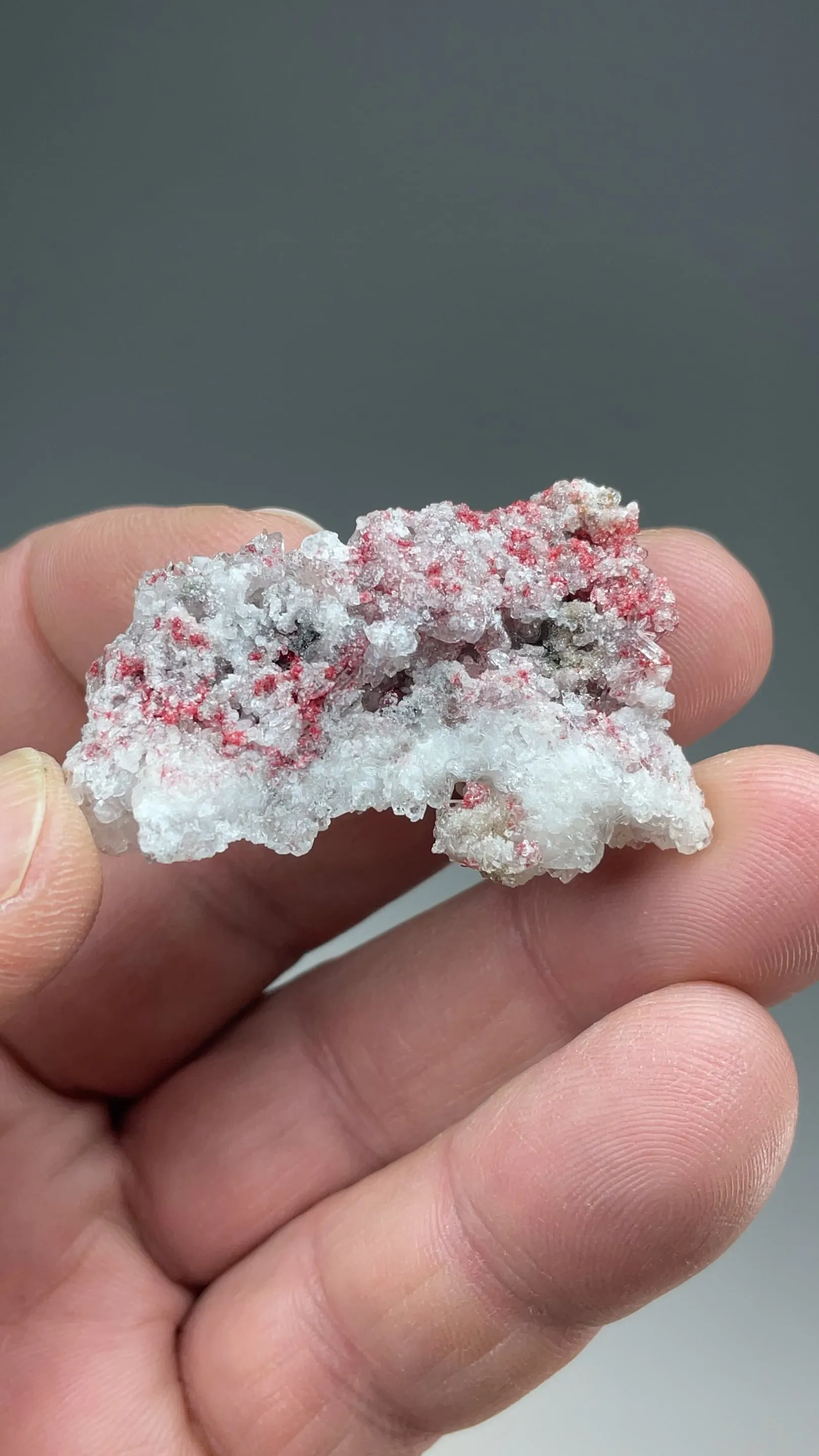 Cinnabar with Calcite - image 2