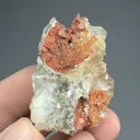 Cinnabar with Calcite - image 2