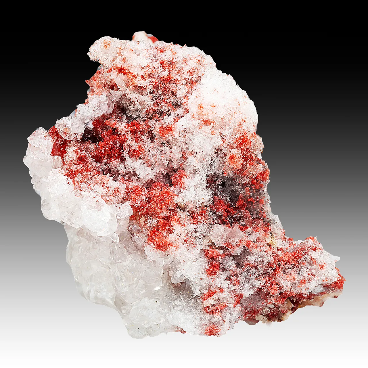 Cinnabar with Calcite - image 1