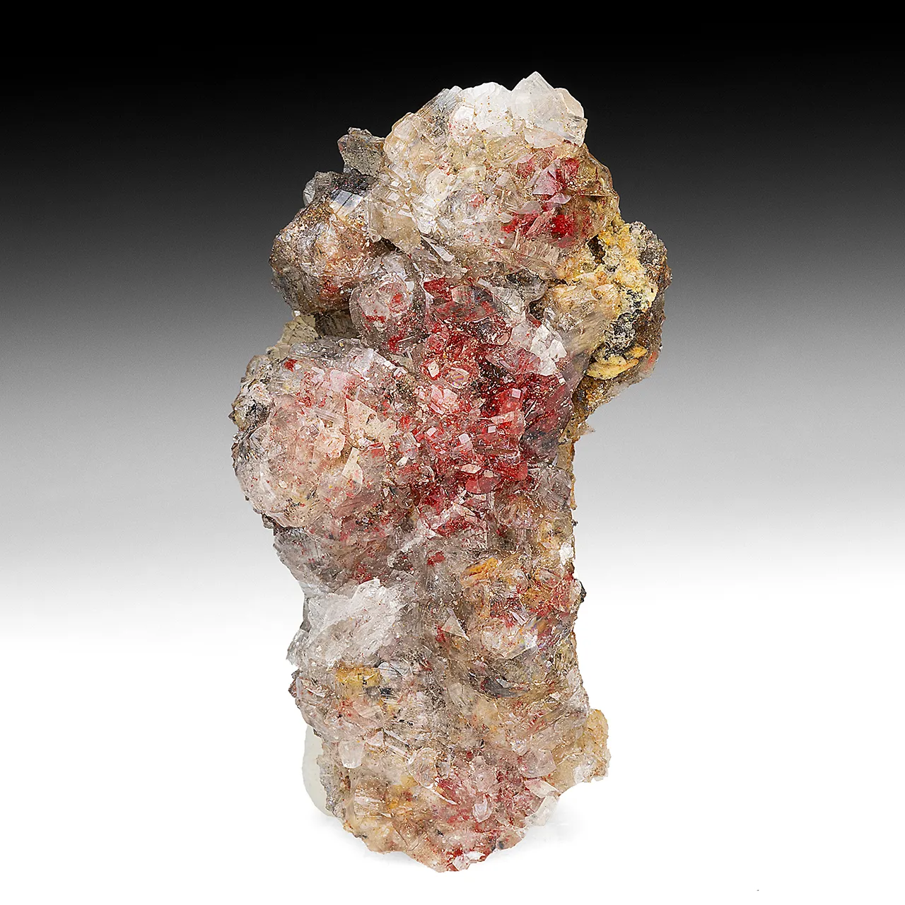 Cinnabar with Calcite - image 1