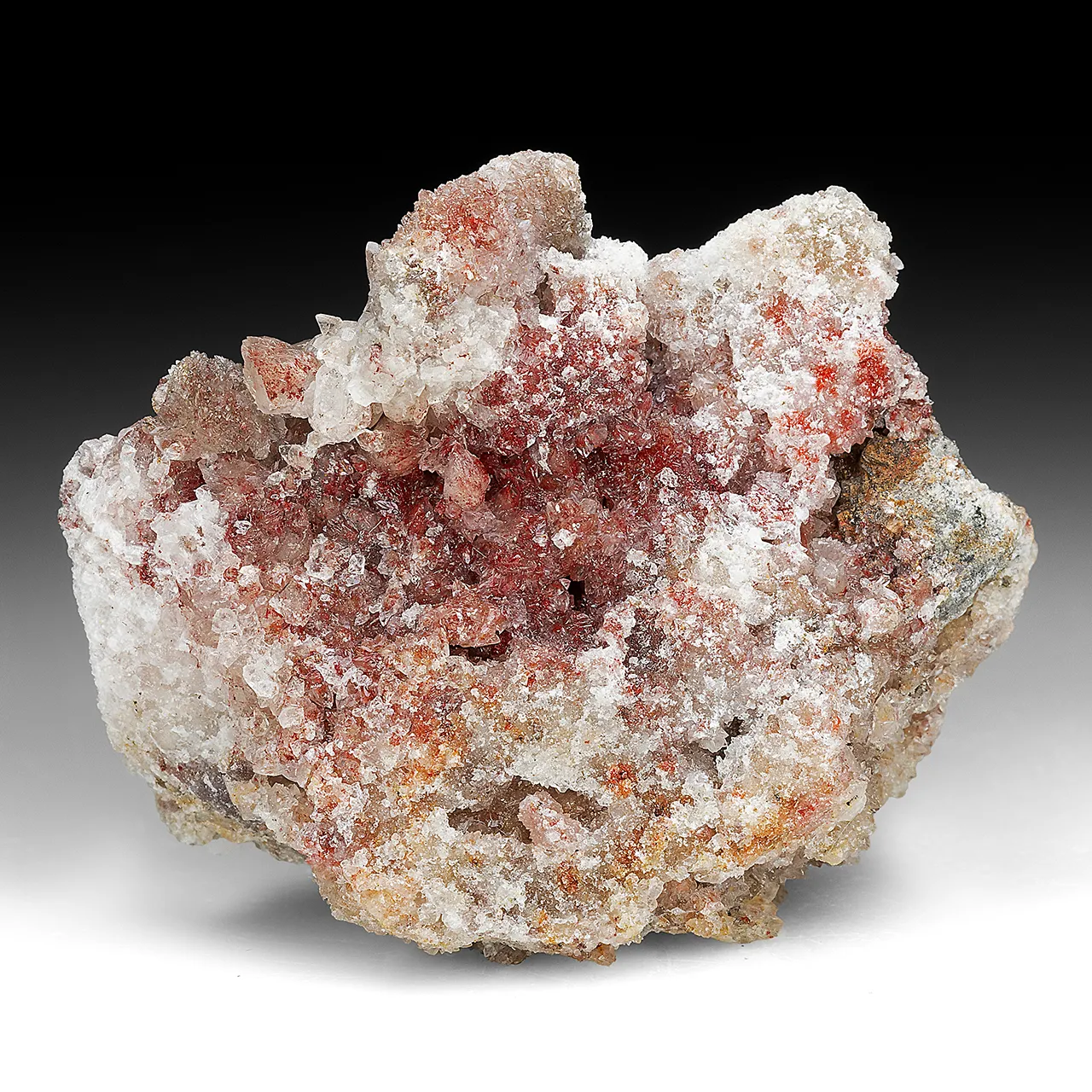 Cinnabar with Calcite - image 1