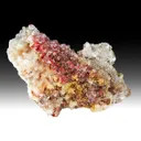 Cinnabar with Calcite - image 1