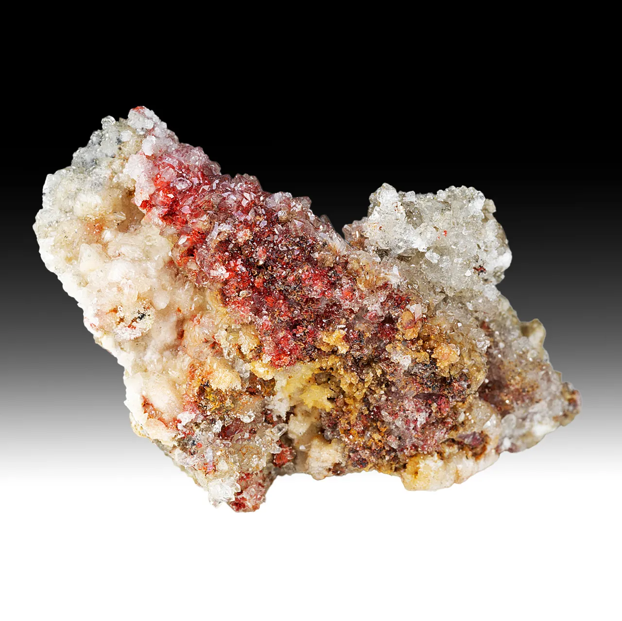 Cinnabar with Calcite - image 1