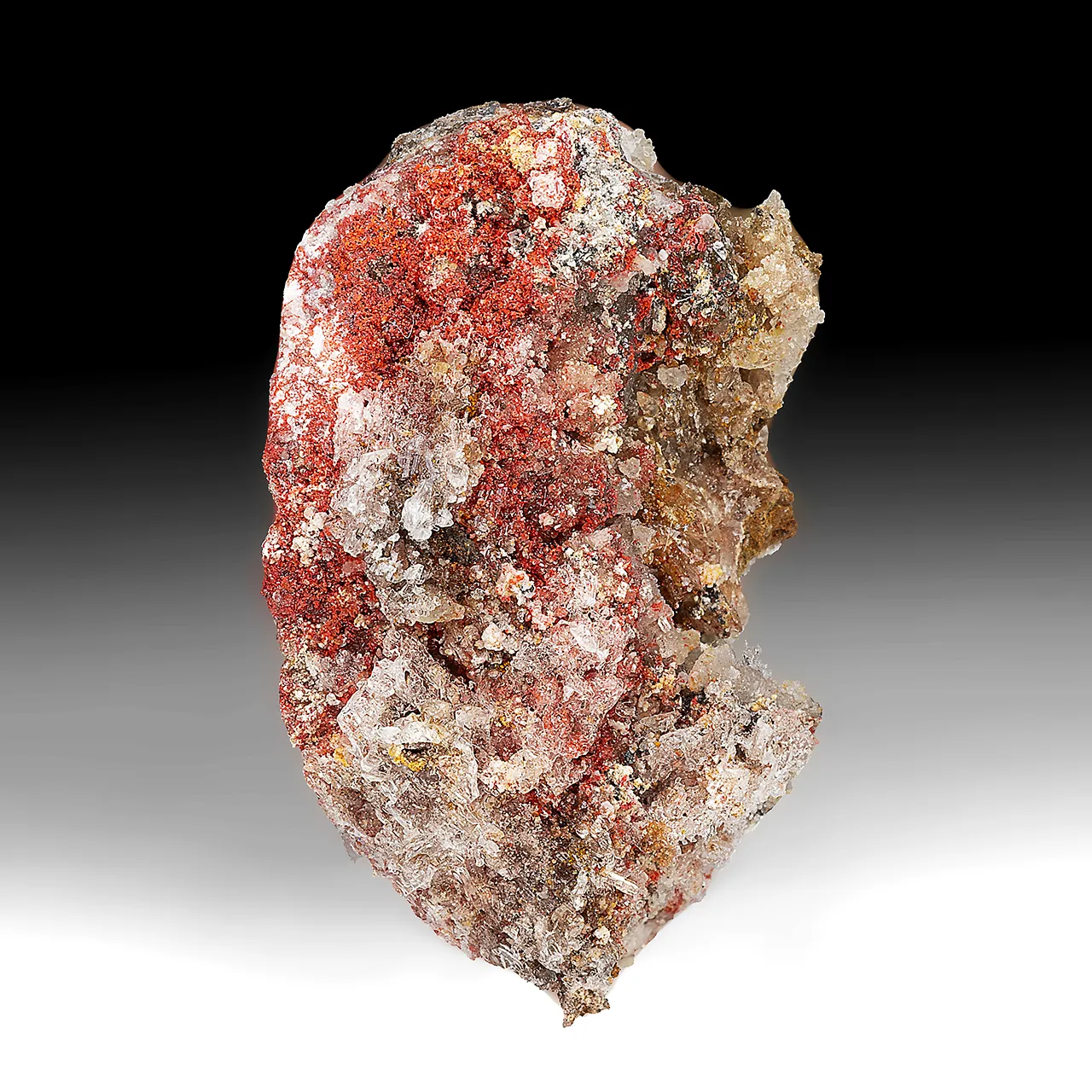 Cinnabar with Calcite - image 1
