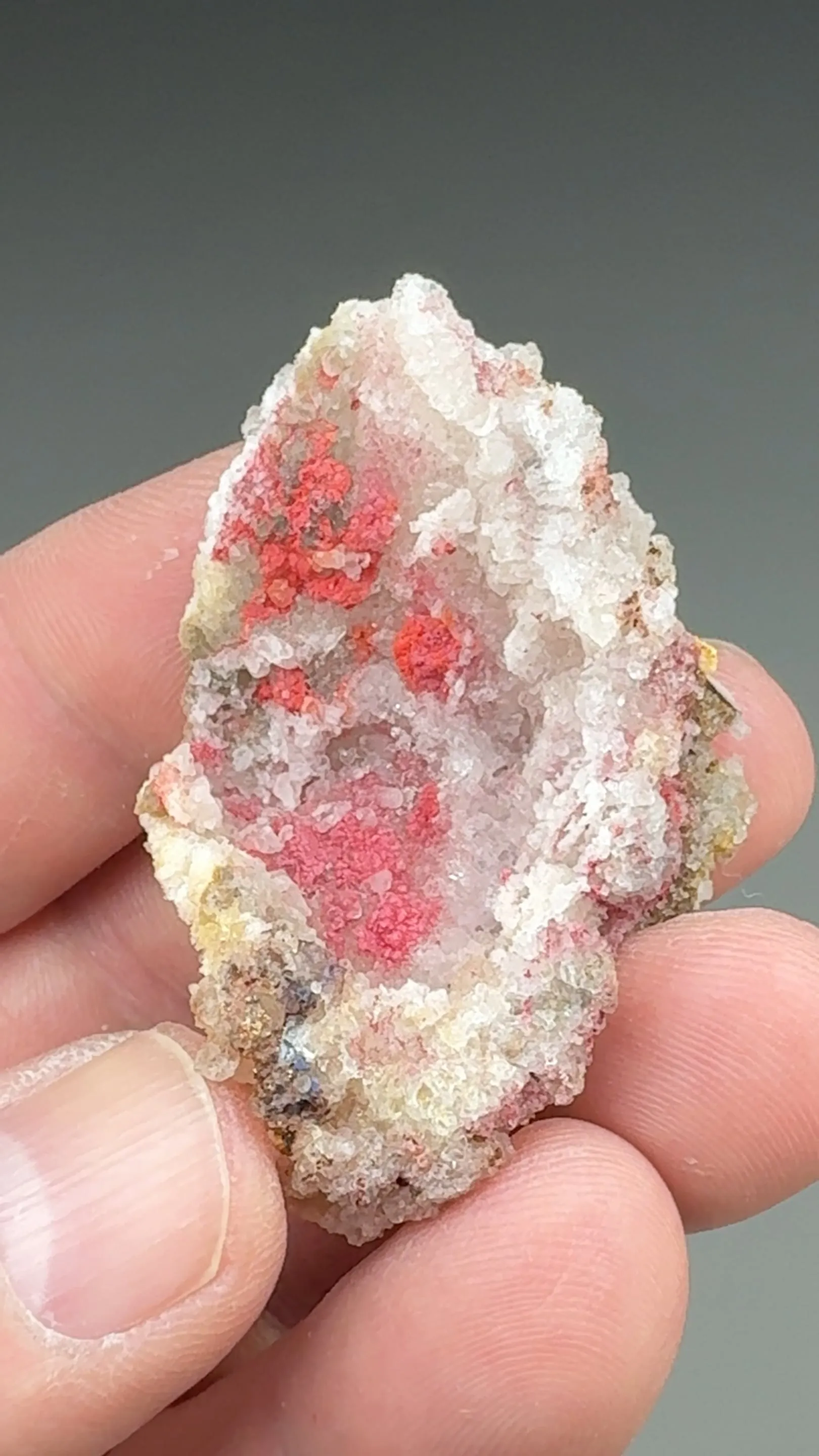 Cinnabar with Calcite - image 2