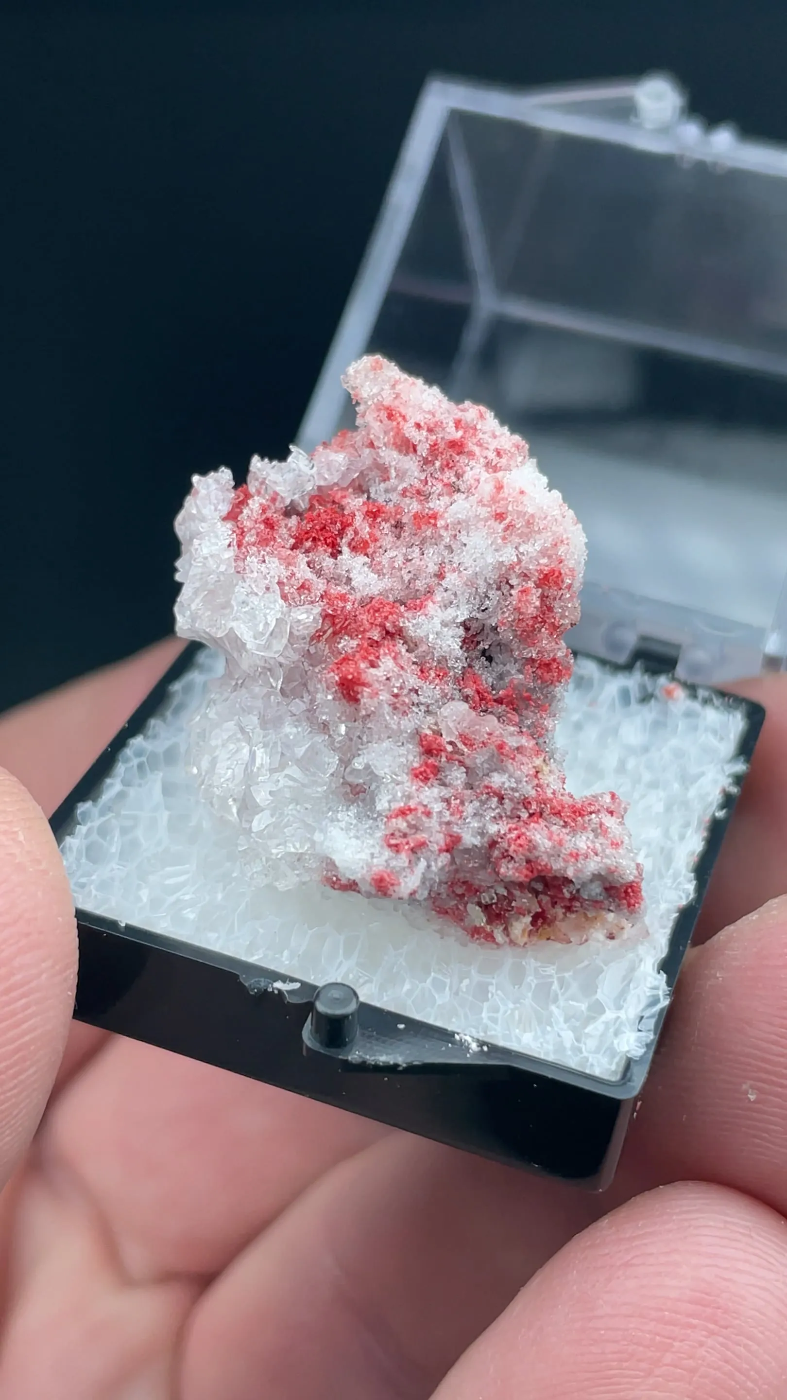 Cinnabar with Calcite - image 2