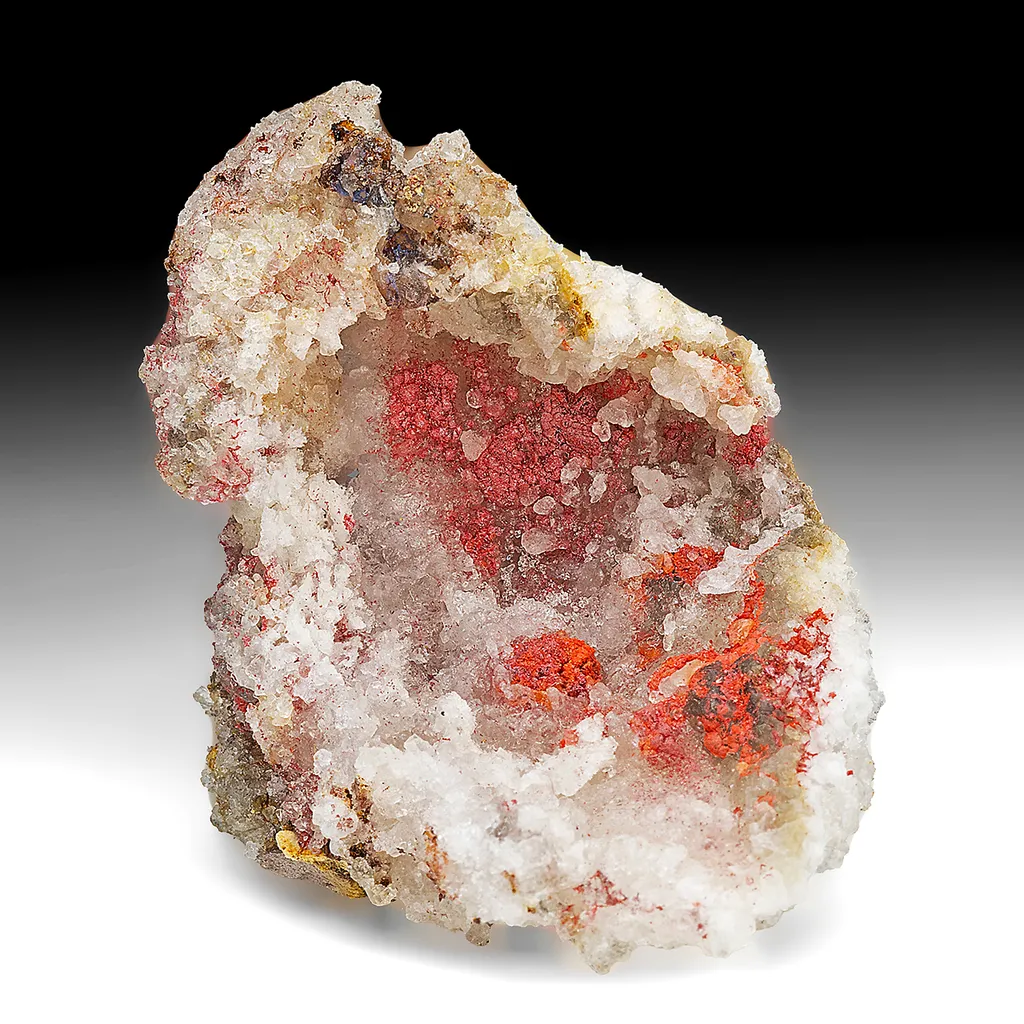 Cinnabar with Calcite image
