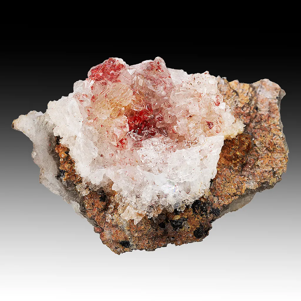 Cinnabar with Calcite image