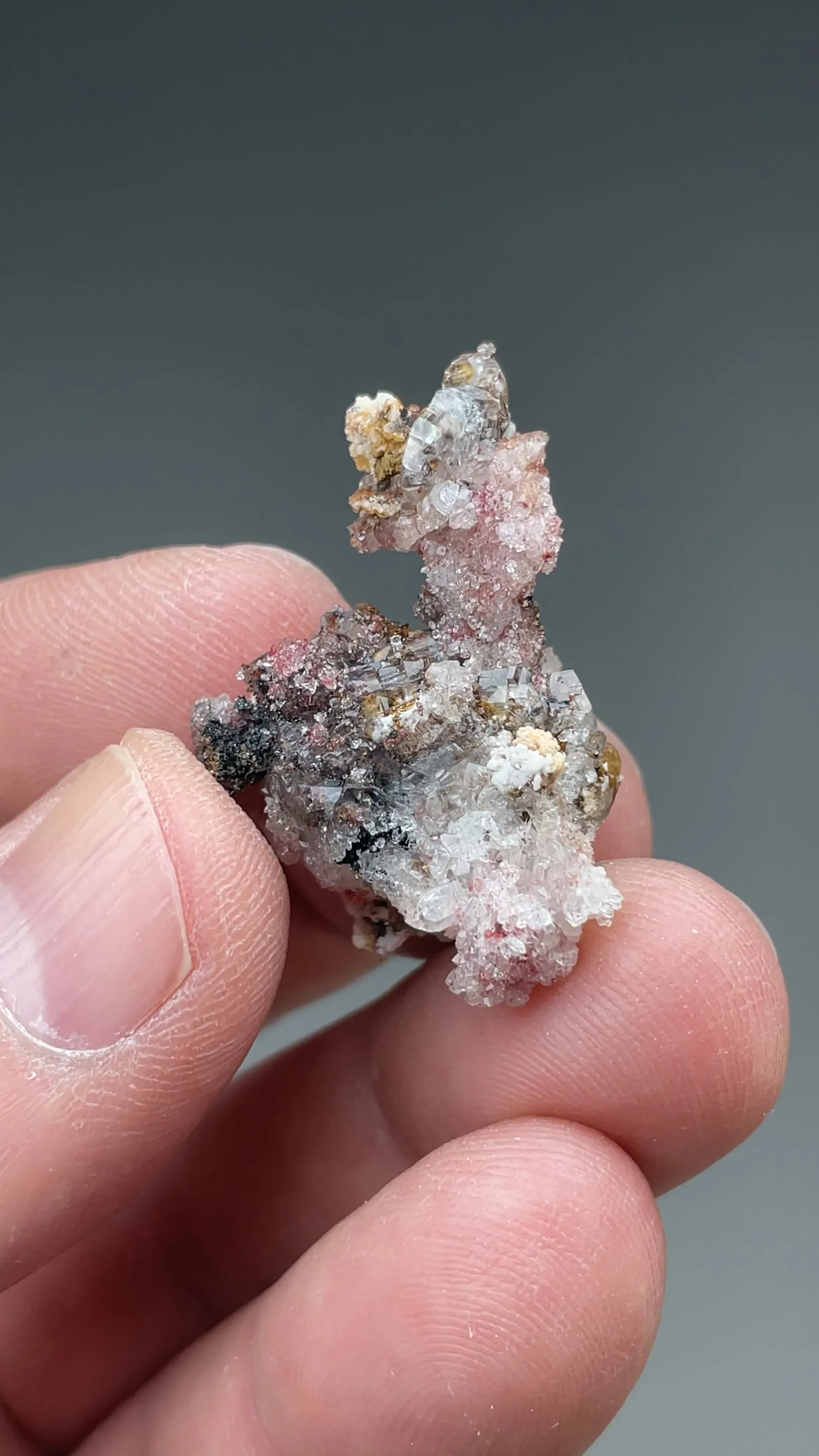 Cinnabar with Calcite - image 2