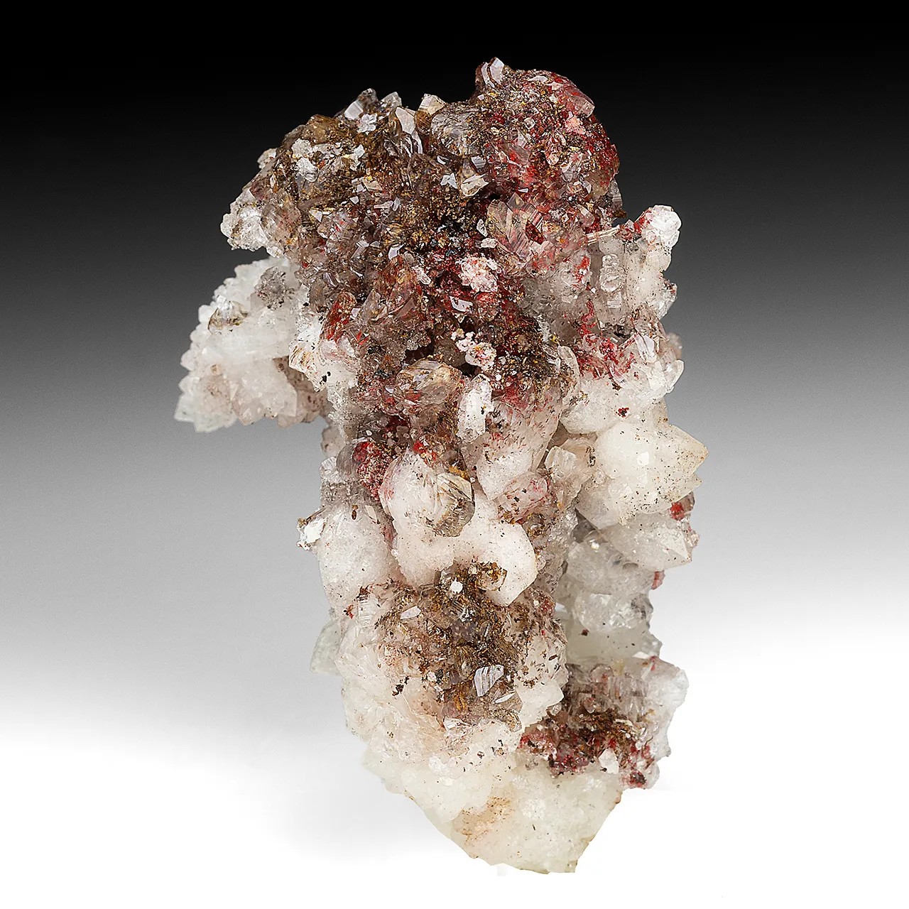 Cinnabar with Calcite - image 1