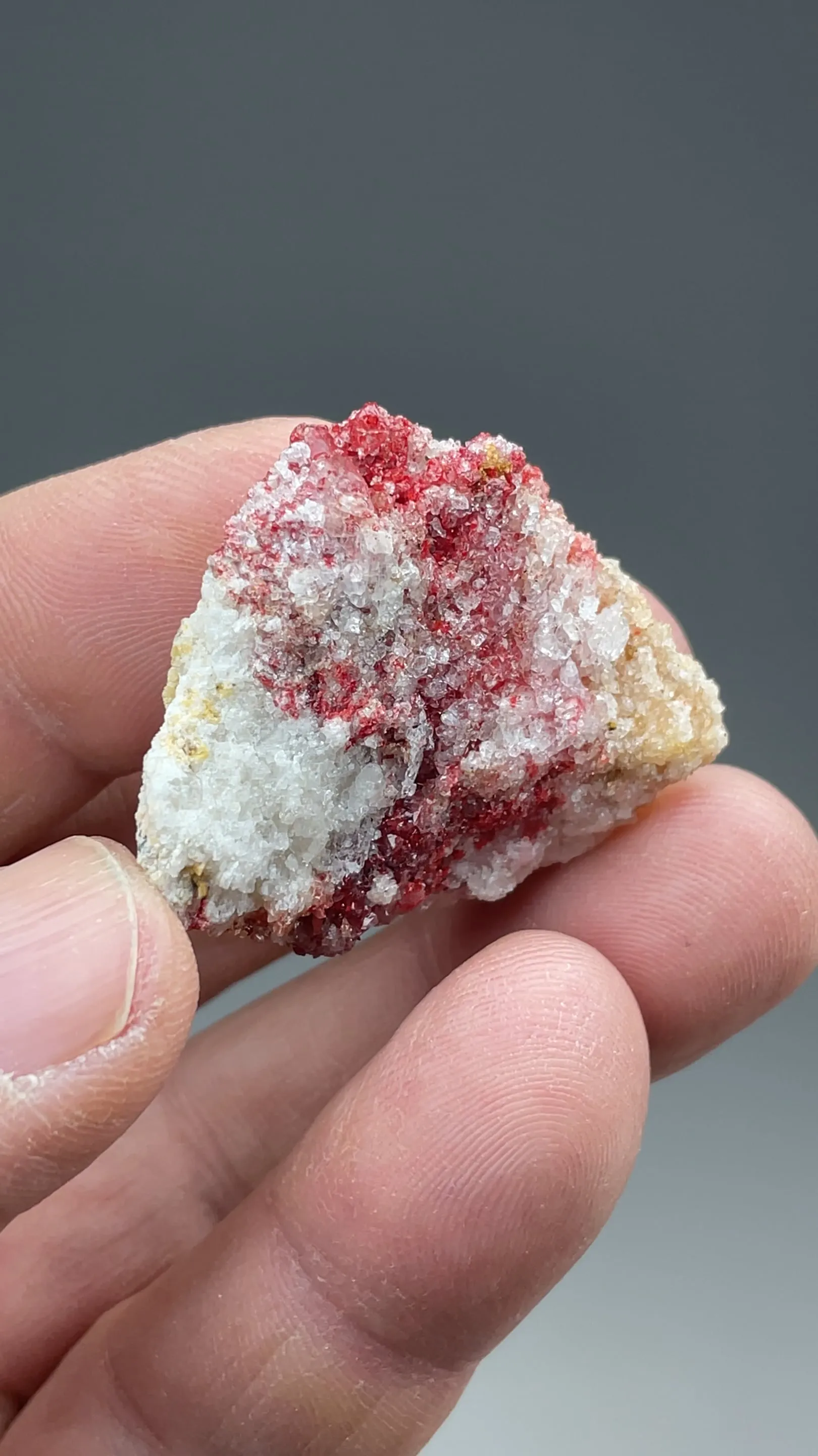 Cinnabar with Calcite - image 2