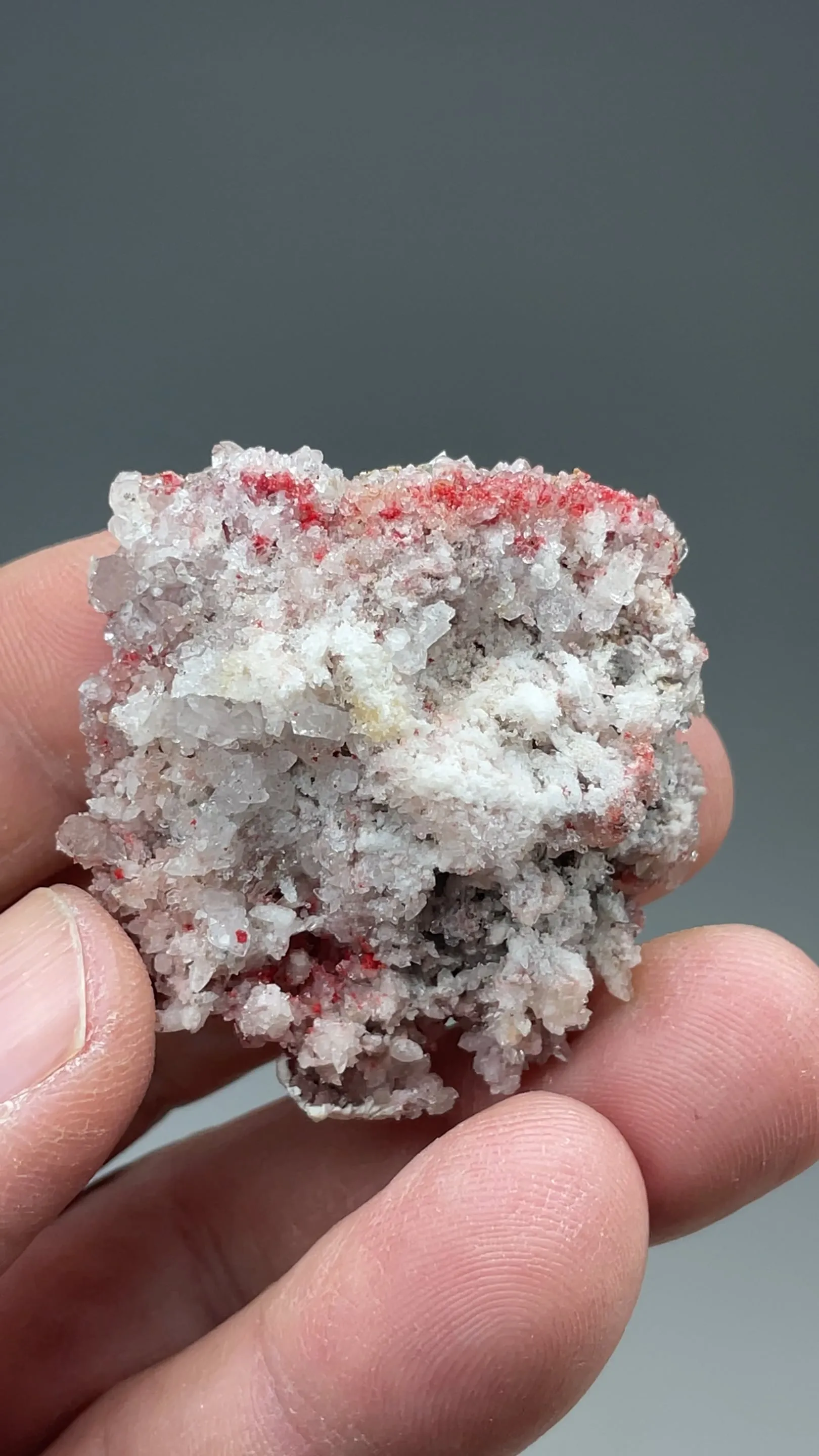 Cinnabar with Calcite, Gypsum - image 2