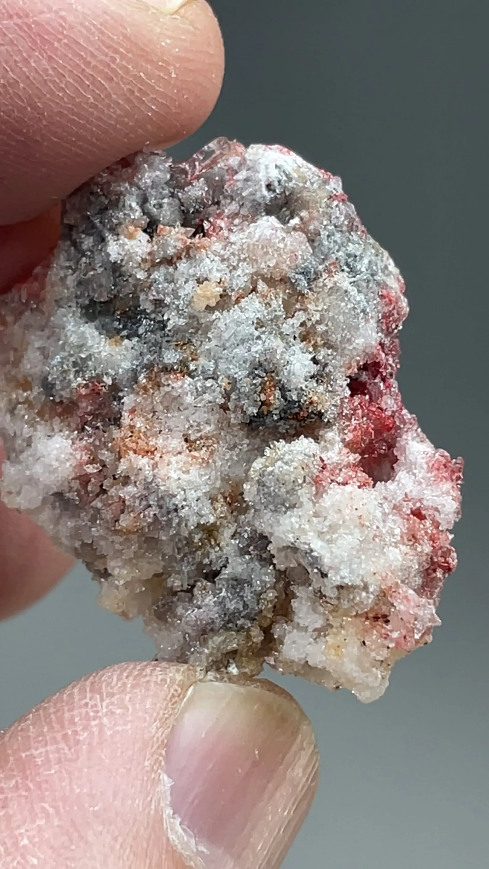 Cinnabar with Calcite, Gypsum - image 2
