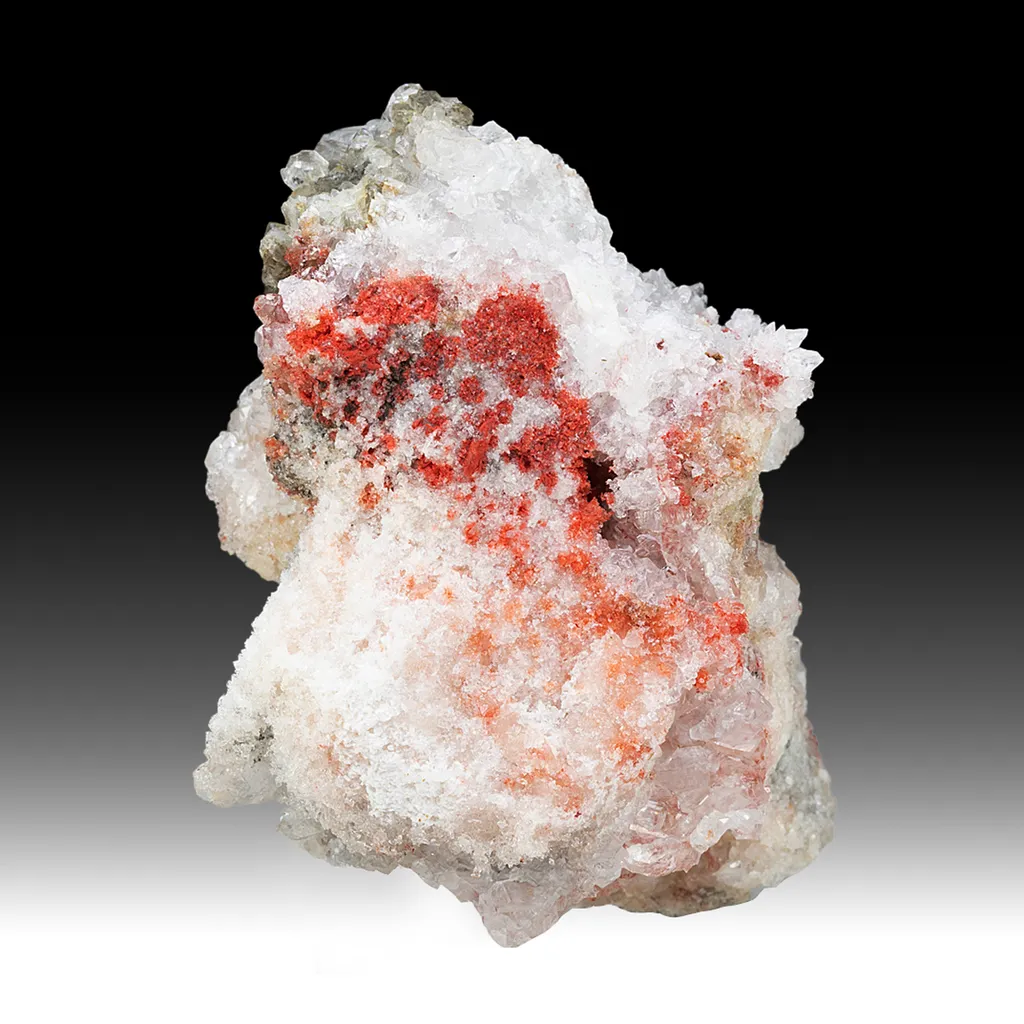 Cinnabar with Calcite, Gypsum image
