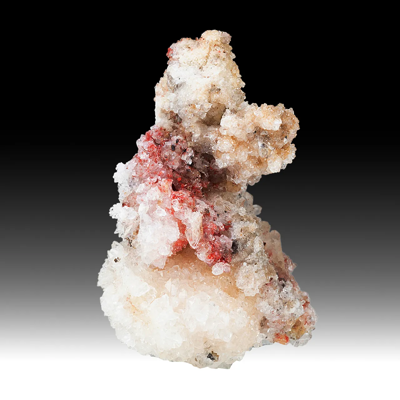 Cinnabar with Calcite, Gypsum - image 1