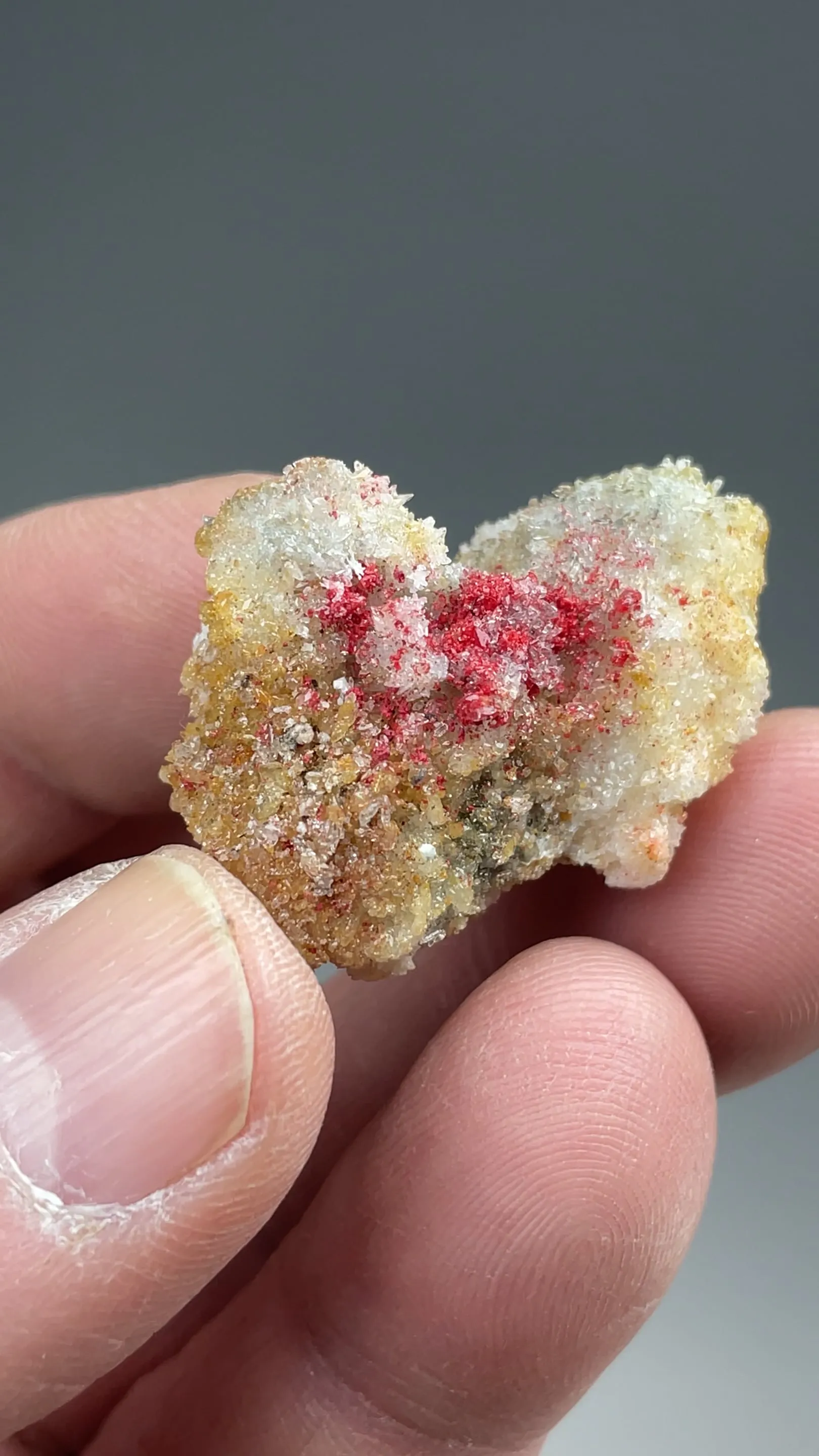 Cinnabar with Calcite, Gypsum - image 2