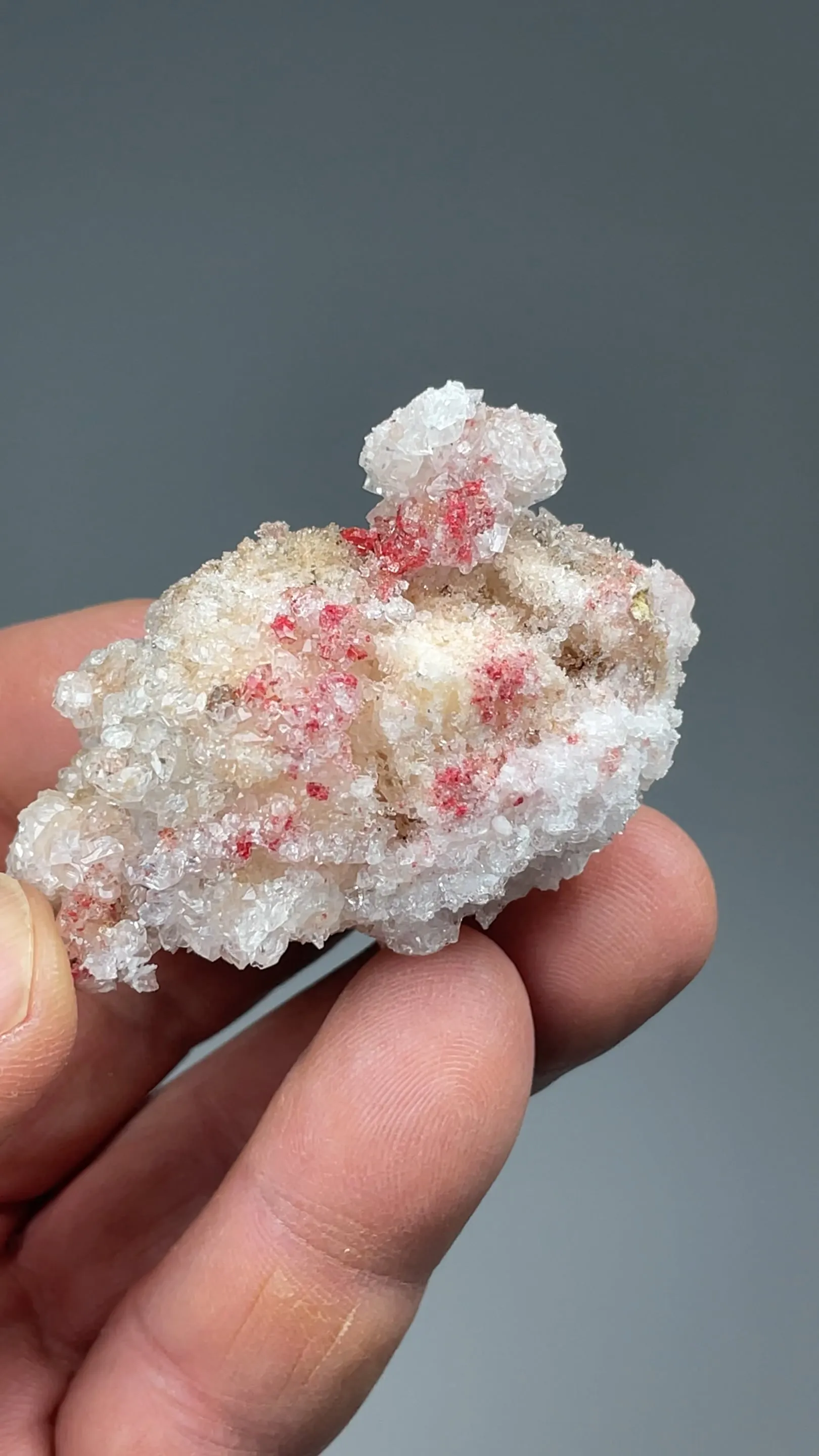 Cinnabar with Calcite, Gypsum - image 2