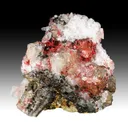 Cinnabar with Calcite, Quartz, Gypsum - image 1