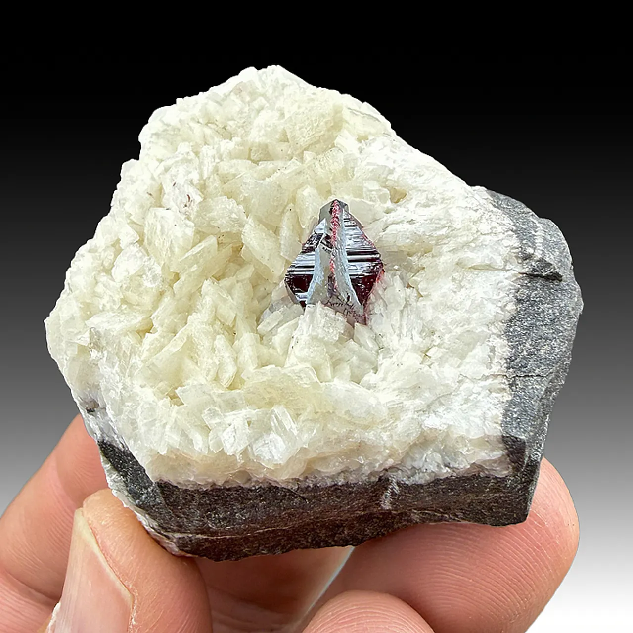 Cinnabar with Dolomite - image 1