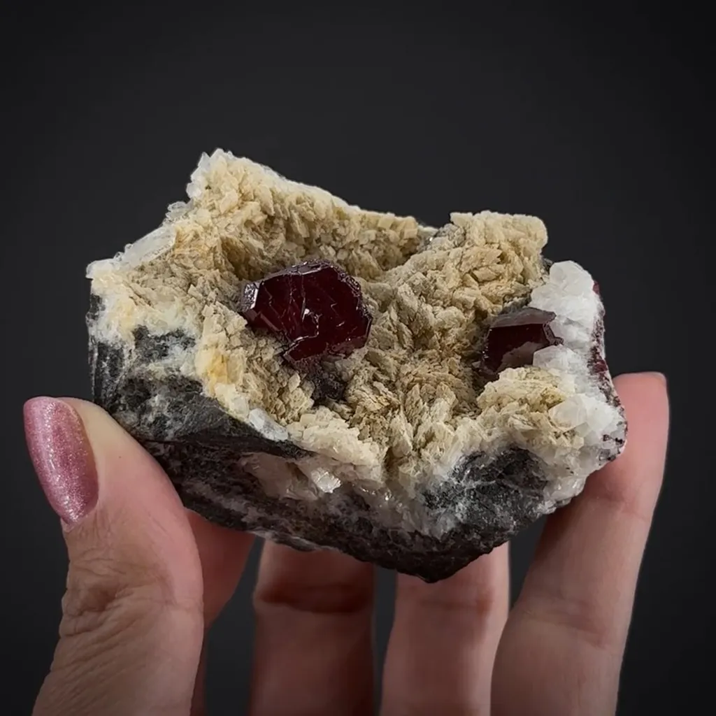 Cinnabar with Dolomite image