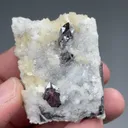 Cinnabar with Dolomite, Quartz - image 2