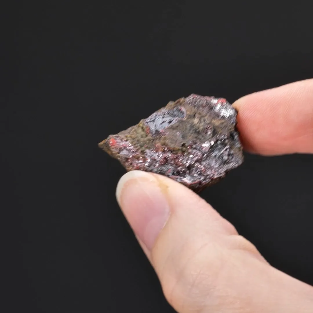 Cinnabar with NATIVE Mercury - image 2