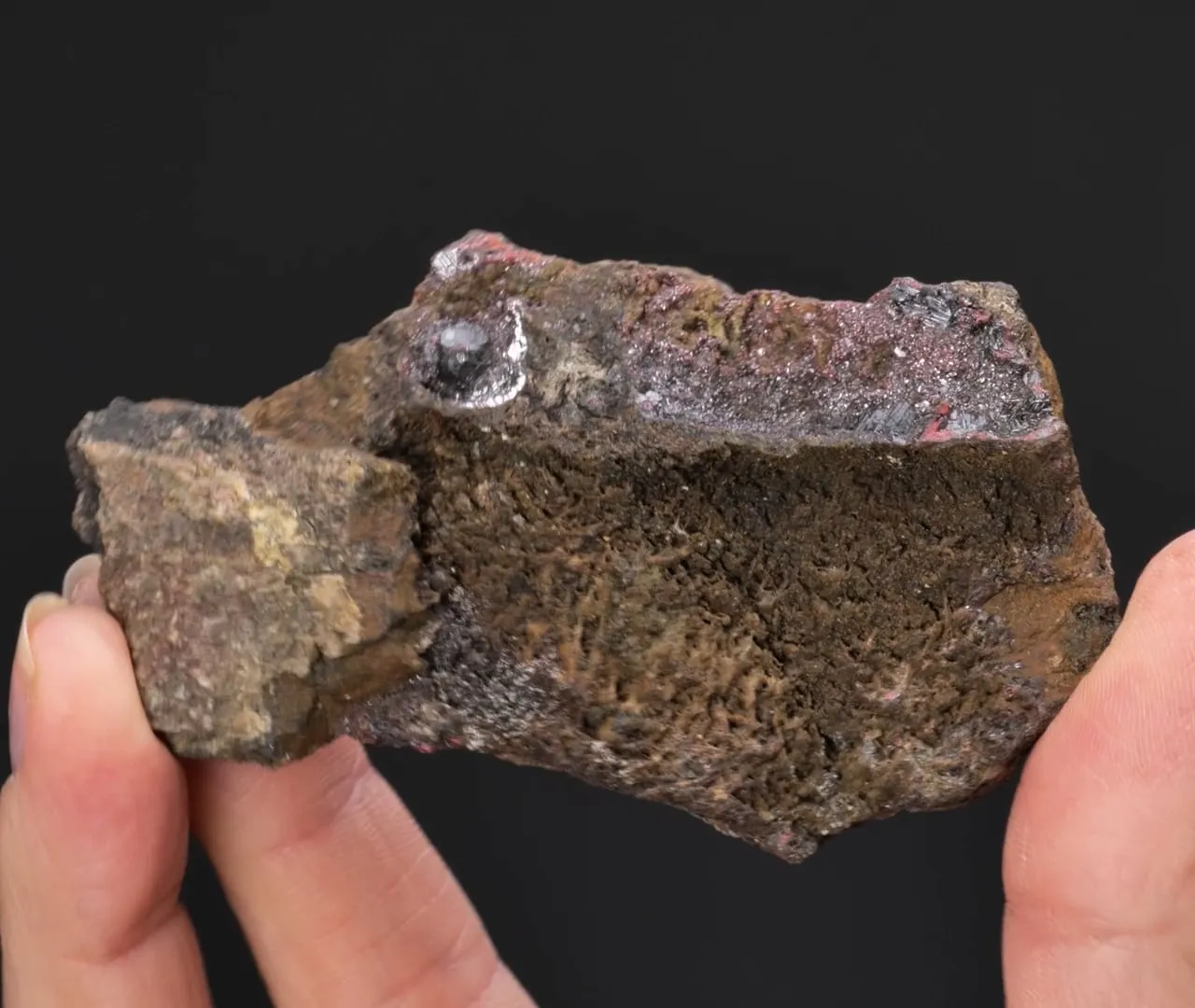 Cinnabar with NATIVE Mercury - image 2