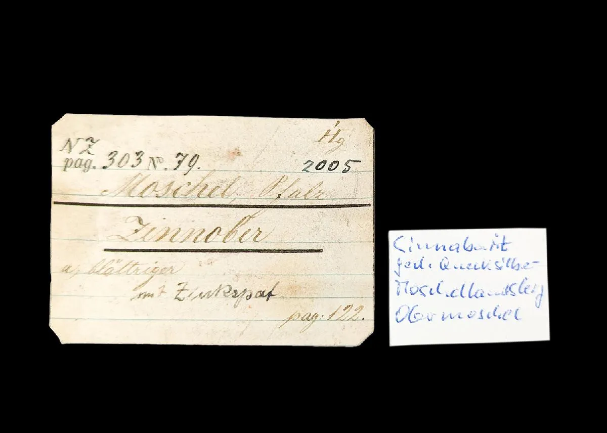 Cinnabar with NATIVE Mercury - image 1