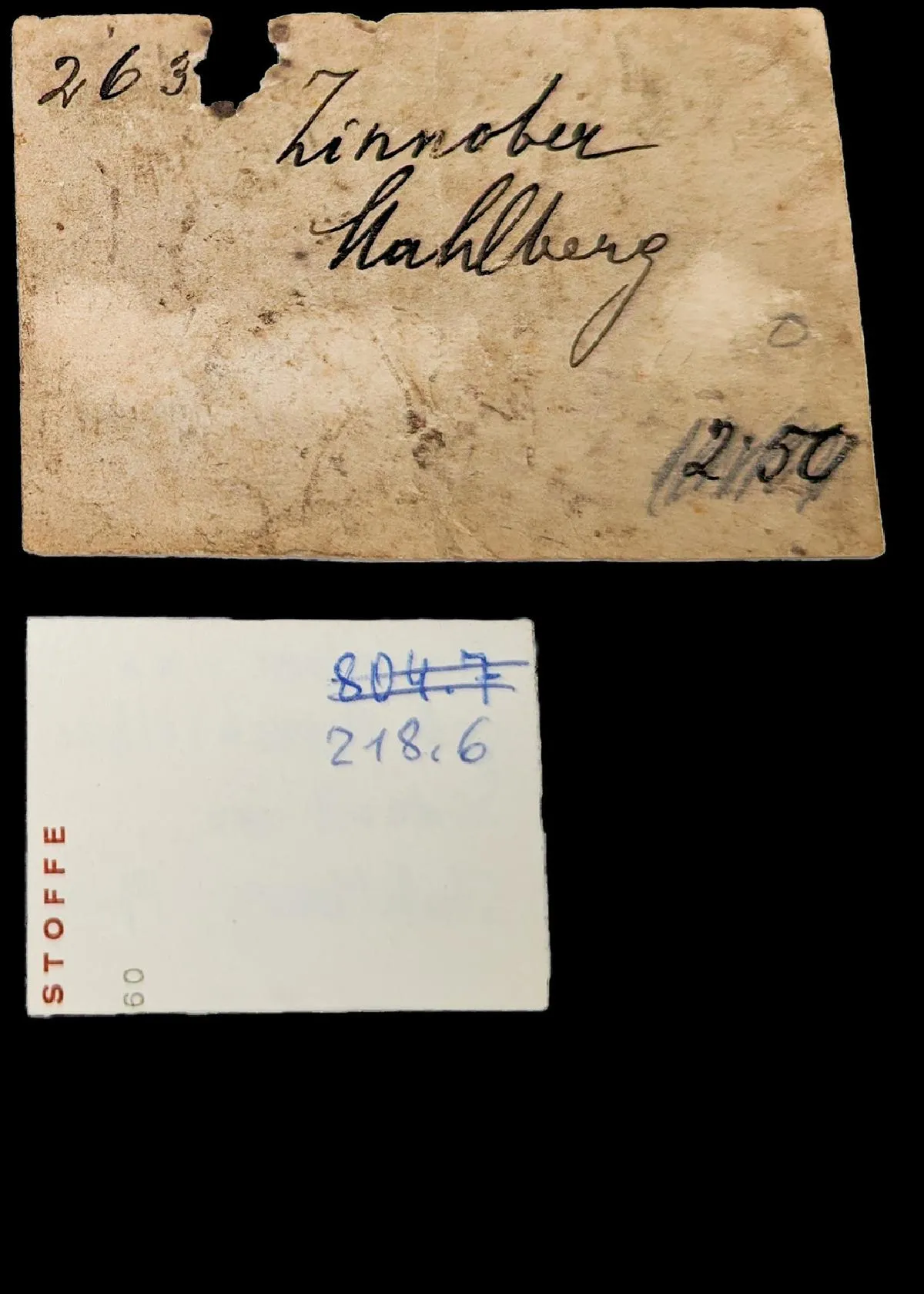 Cinnabar with NATIVE Mercury on Siderite - image 1