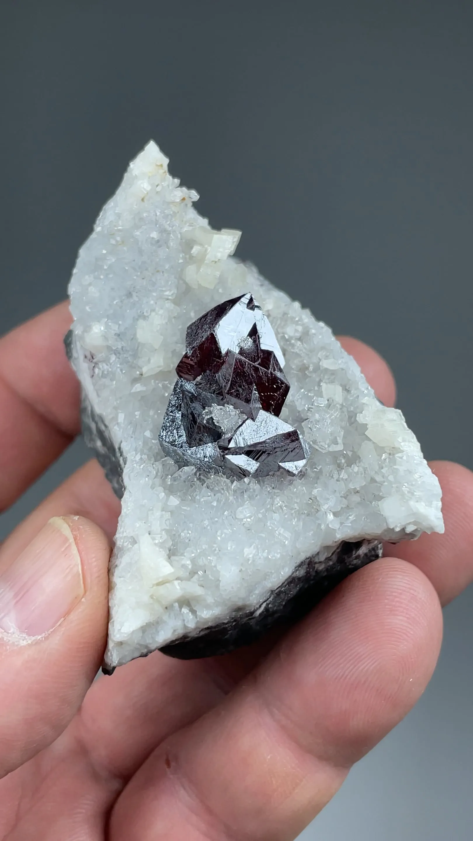 Cinnabar with Quartz - image 2