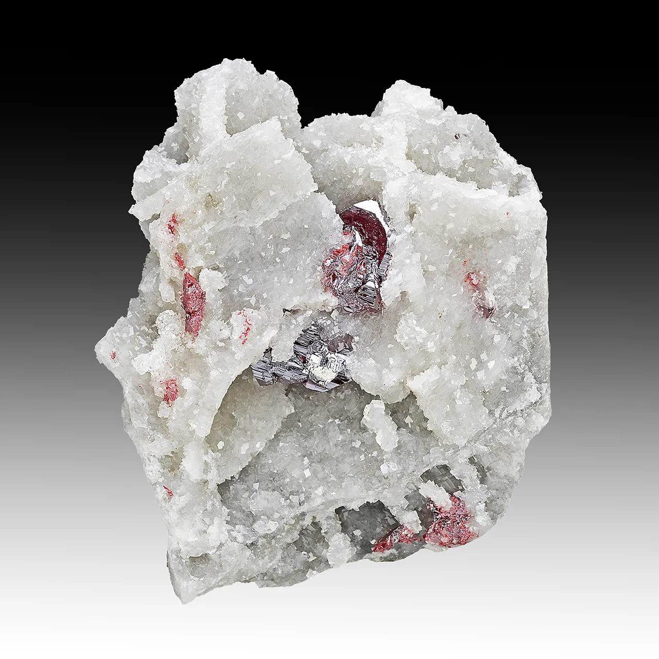 Cinnabar with Quartz - image 1
