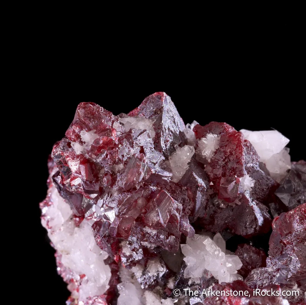 Cinnabar with Quartz image