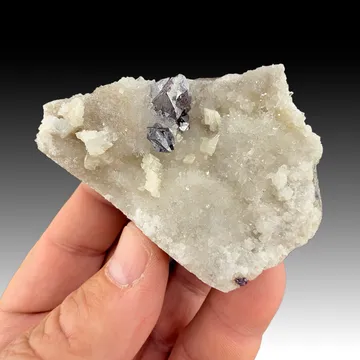 Cinnabar with Quartz, Dolomite