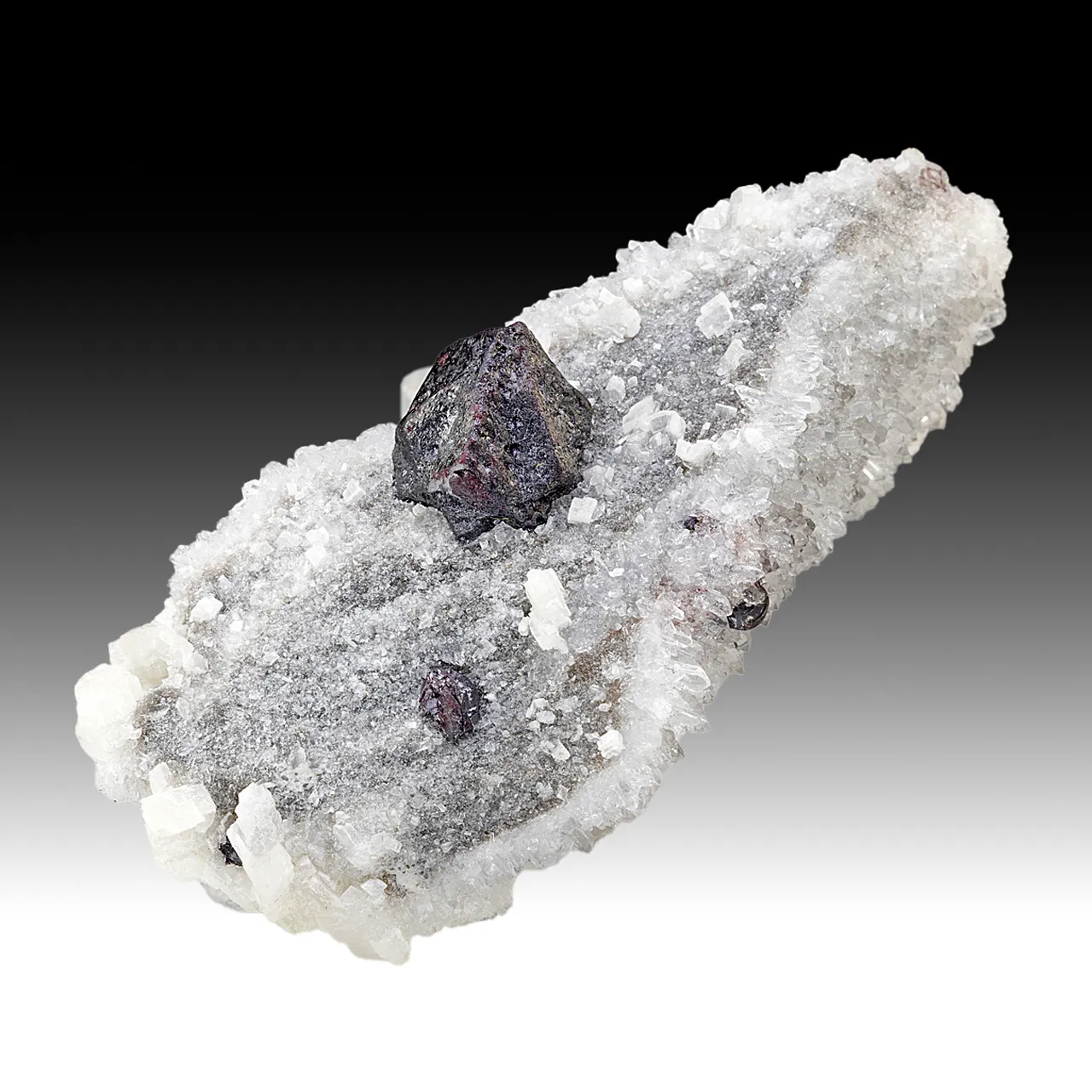 Cinnabar with Quartz, Dolomite - image 1