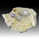 Cinnabar with Quartz, Dolomite - image 1