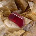 Cinnabar with Siderite - image 1