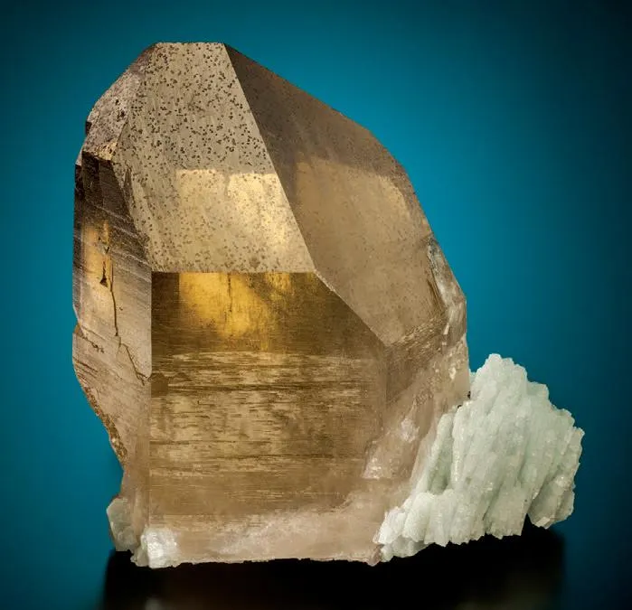 Citrine Quartz, Albite image