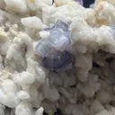 Classic Yaogangxian “Blue‑and‑White Porcelain” Fluorite, Cubic Purple‑edge Fluorite & Dolomite Association, Geological Collecting Raw Ore - image 6