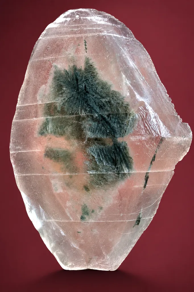 Clay-Included Gypsum from USA, Utah, Tooele County image
