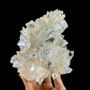 Clear Apophyllite Crystal Cluster with Stilbite – Premium Indian Zeolite Mineral Specimen - image 4