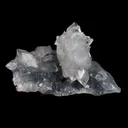 Clear Apophyllite Pointed Crystal on Heulandite Natural Mineral Specimen - image 1