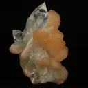 Clear Apophyllite With Stilbite Natural Mineral Specimen - image 1