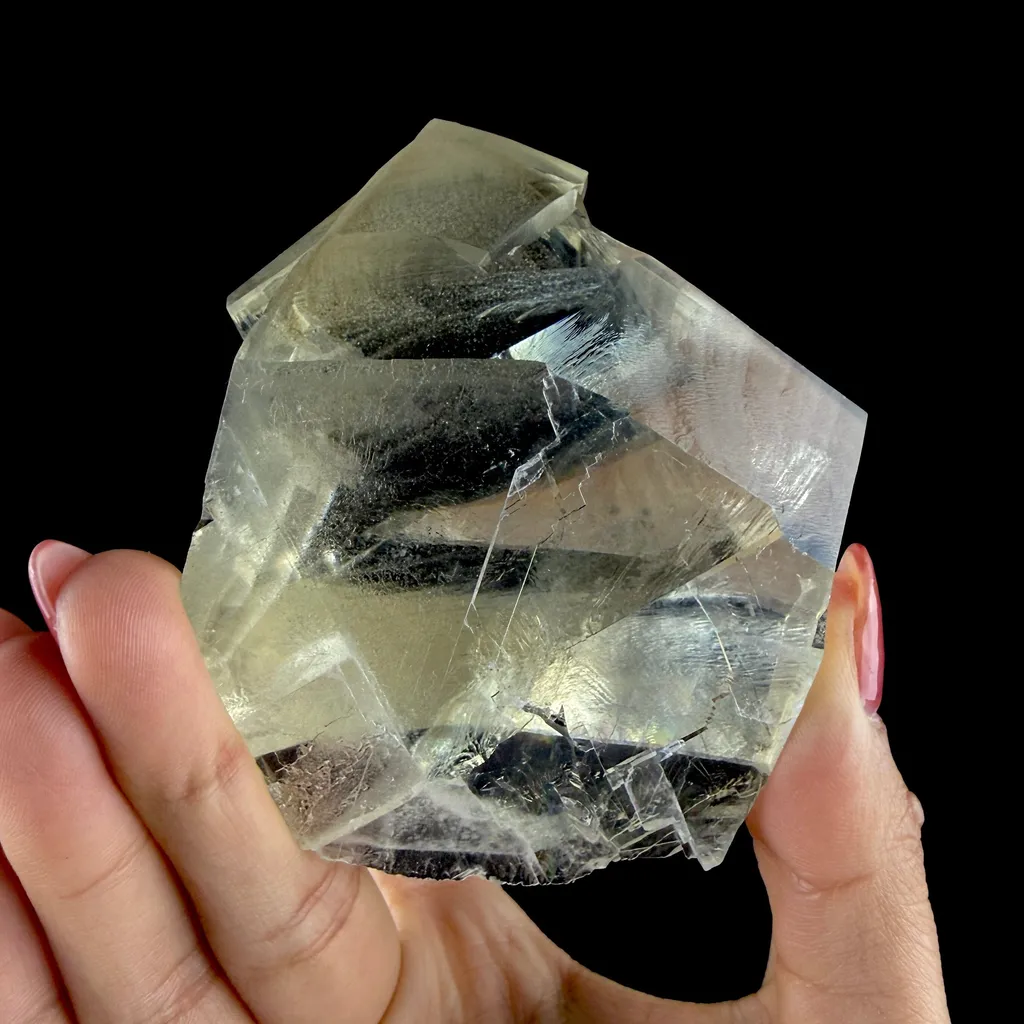 Clear Calcite Natural Mineral Specimen from Jalgaon, Maharashtra DKT115 - image 6