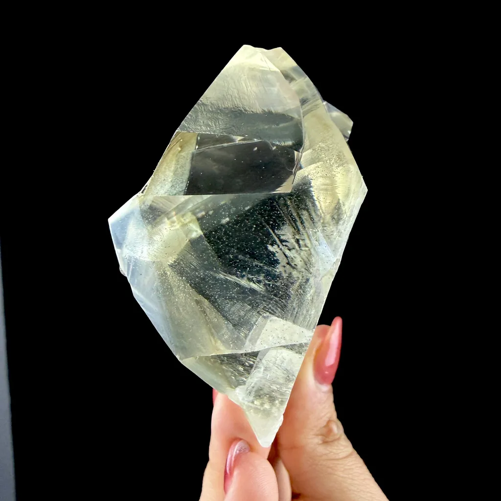Clear Calcite Natural Mineral Specimen from Jalgaon, Maharashtra DKT115 - image 5