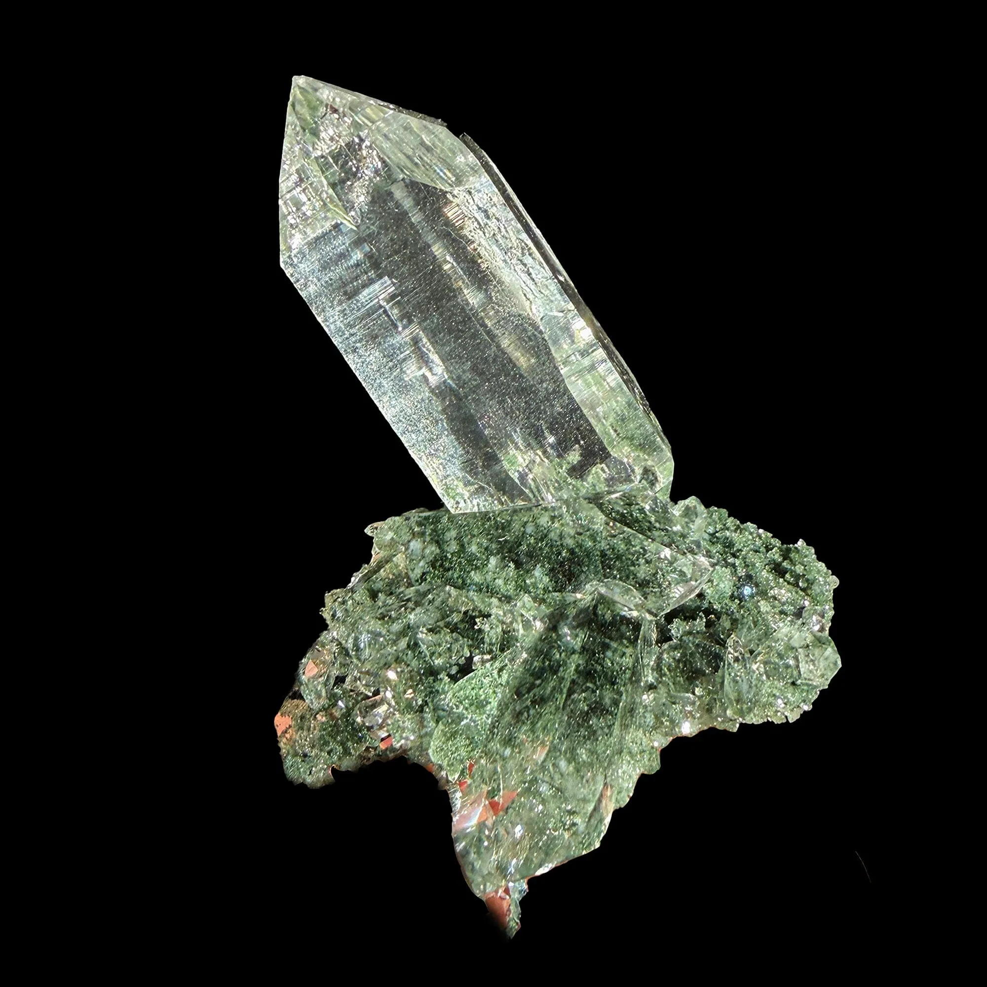 Clear Quartz Cluster – High-Vibration Crystal Points Mineral Specimen - image 3
