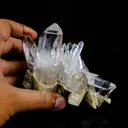 Clear Quartz Cluster – High-Vibration Crystal Points Mineral Specimen - image 5