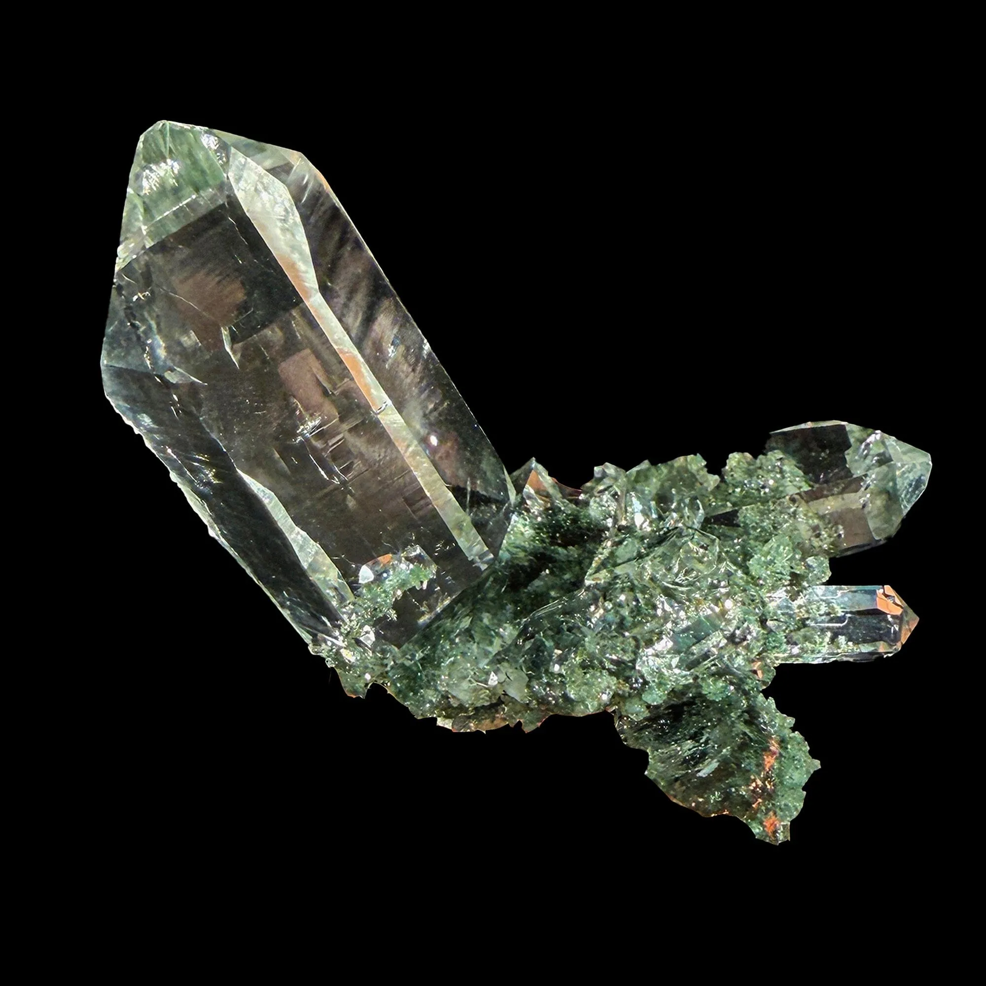 Clear Quartz Cluster – High-Vibration Crystal Points Mineral Specimen - image 4