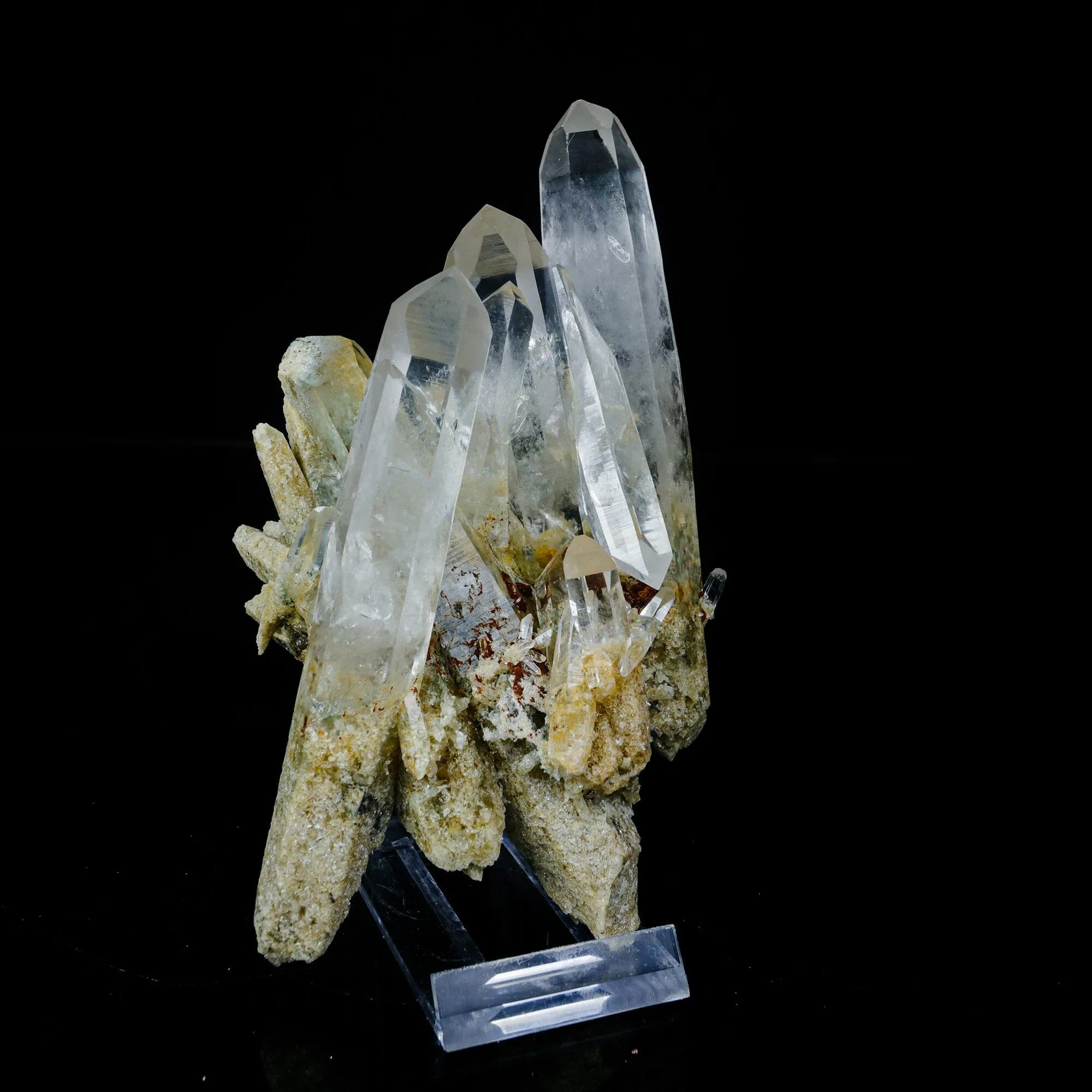 Clear Quartz Cluster – High-Vibration Crystal Points Mineral Specimen - image 3
